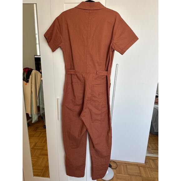 Topo Design Women's Dirt Coverall's, Terracotta Rust Hue, Size S, Like New - Picture 5 of 9